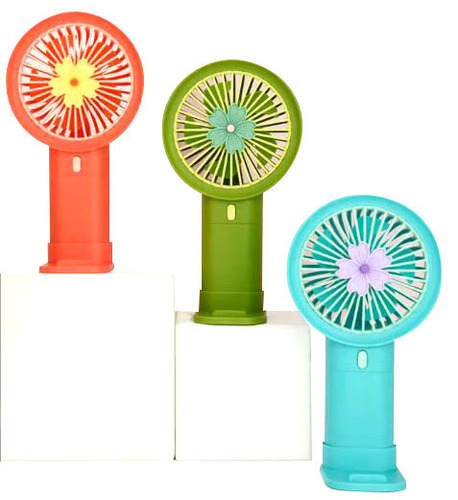 New Daisy Handheld Gift Charging Small Fan Mini Portable Phone with Stand Silent Pocket Fan Wholesale