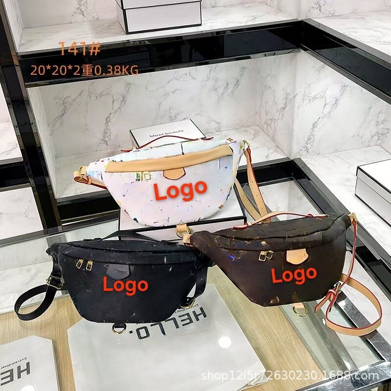 Cross-Border 2025 New High-Quality Shoulder Bag Waist Bag European and American Fashion Casual Letter Presbyopic Crossbody Women's Bag Batch