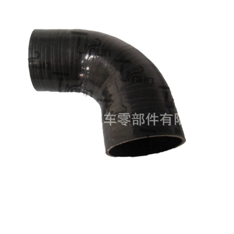 厂家直销深绿色 聚酯布夹层 90度硅胶管