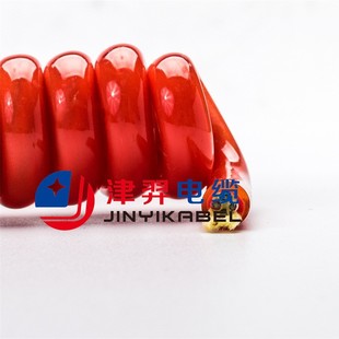 Multi-core spring wire 4X0.5 a variety of specifications TPU high elastic spiral cable remote control handle connection line