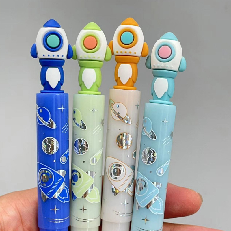 Dianshi スペース カプセル ペン超かわいいいないいないばあ細いペン先ペン自動制御インククリエイティブ スペース カプセル スムーズ DS-770|undefined