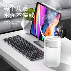 跨境新款usb迷你桌面加濕器家用車載七彩霧化器小夜燈禮品定logo