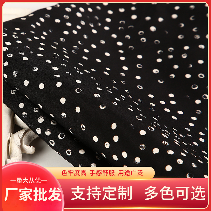 Silk crepe de chine printing