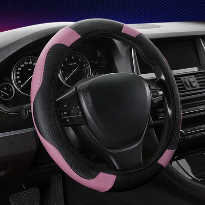 selling car steering wheel cover: Steering wheel cover - pink-38cm