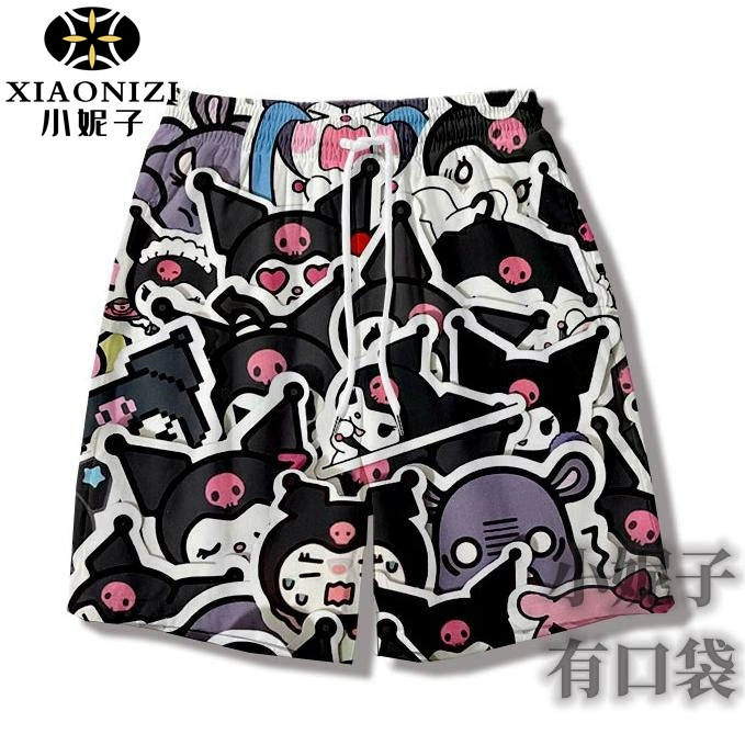 Куломи мультяшные шорты Летний тренд