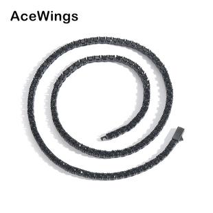 4mm��ɫ�W��朏��ɿۿ� Tennis Chain�~��ʯ�羳������������