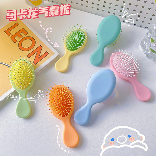 Macaron girl heart air bag air cushion comb men and women head massage comb home hair styling curling comb