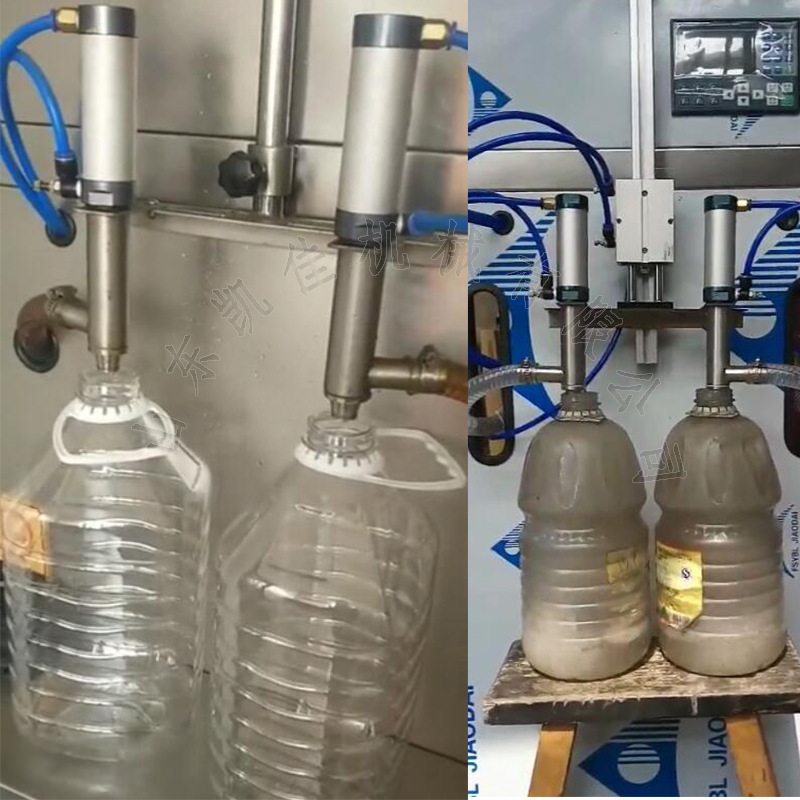 半自动灌装机自流体定量灌装蜂蜜膏体压力罐装设备恒流计时灌装器
