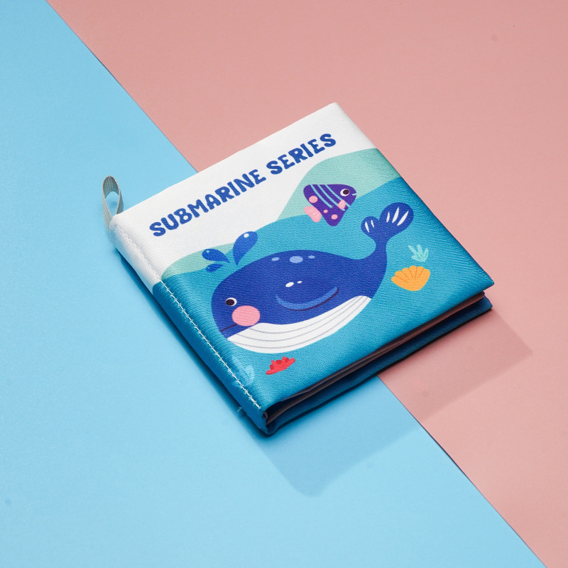 Libro de tela bilingüe para bebés, libro de tela tridimensional de educación temprana para bebés de 0 - 1 años de edad puede roer juguetes de rompecabezas