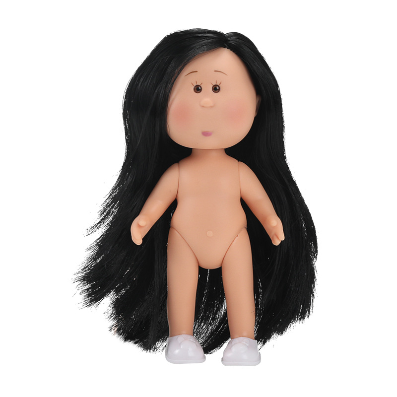 Regular black straight hair
