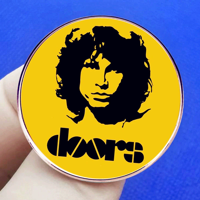 Группа The Doors Gate Band Band Stroke Rock Music Stop Needle Metal Alloy Bades Аксессуары