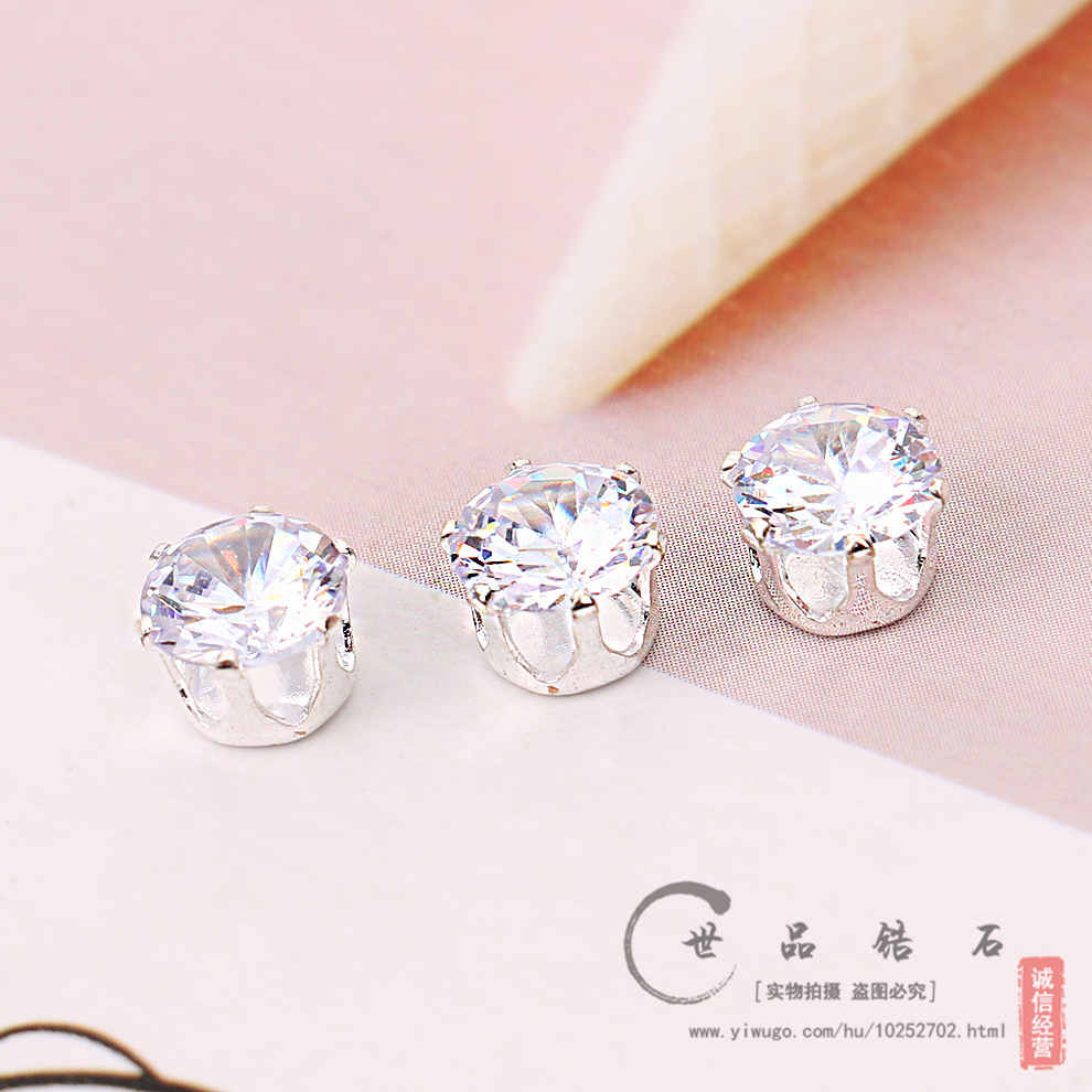 Copper accessories with zircon