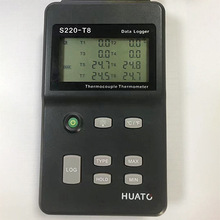 HUATO華圖S220-T8八通道測溫儀 溫度表記錄儀數顯溫度計S220-T4