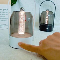 国境を越えた新しいTYPE-C充電式可動キャンプ雰囲気ライトインクリエイティブファッションシンプルな調光可能なナイトライト