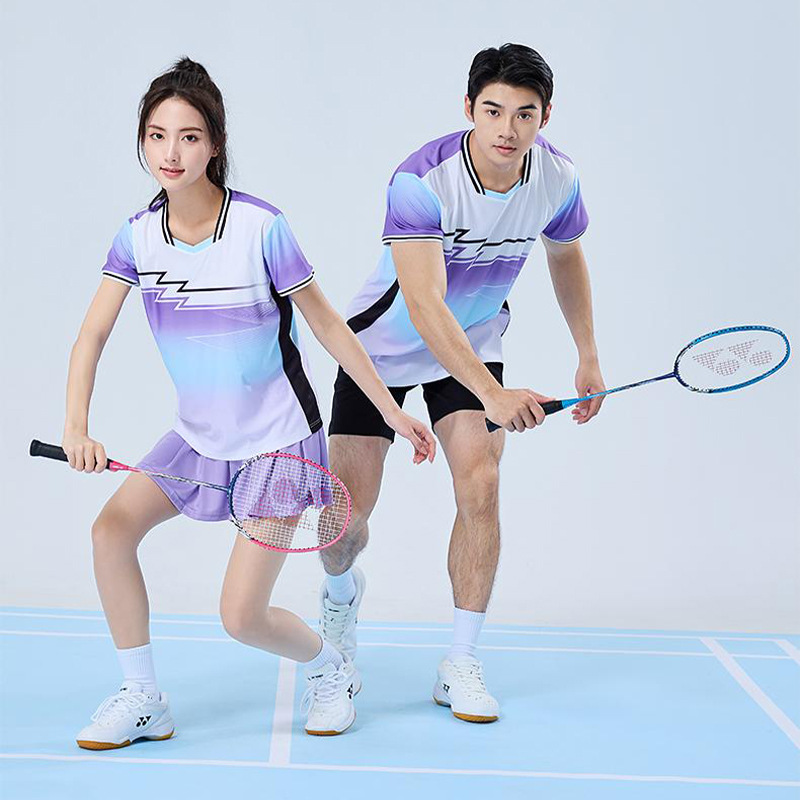 Women's Quick-Drying Badminton Uniforms, High-Quality Breathable Sports Suits, Men's Table Tennis Uniforms, Unit Competition Training Uniforms, Team Uniforms