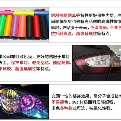Car Headlight Film, Headlight Protective Film, Lamp Cover, Front Headlight, Rear Tail Light, Lamp Housing, Lamp Surface, Lamp Sticker