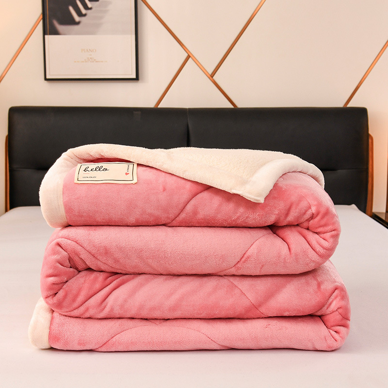 Flange mantas sofá de alto peso leche de cachemira de cordero mantas multifuncionales primavera y otoño mantas de siesta oficina