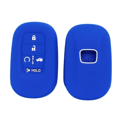 Honda soft rubber key shell – Static Rod/Key Bag - blue