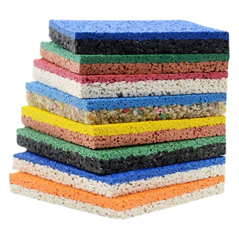 Пластиковый материал взлетно-посадочной полосы школьный детский сад силикон ПУ баскетбольная площадка земля резиновые частицы EPDM наружное строительство