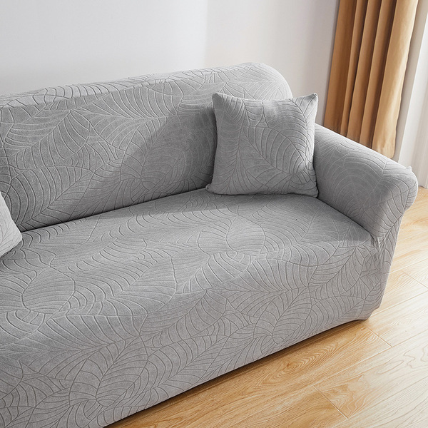 solid color elastic sofa for double