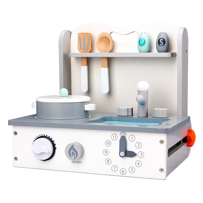 Juguetes de cocina de juegos para niños, frutas y verduras para bebés, helados de madera, helados, juguetes de auto de venta de autoservicio