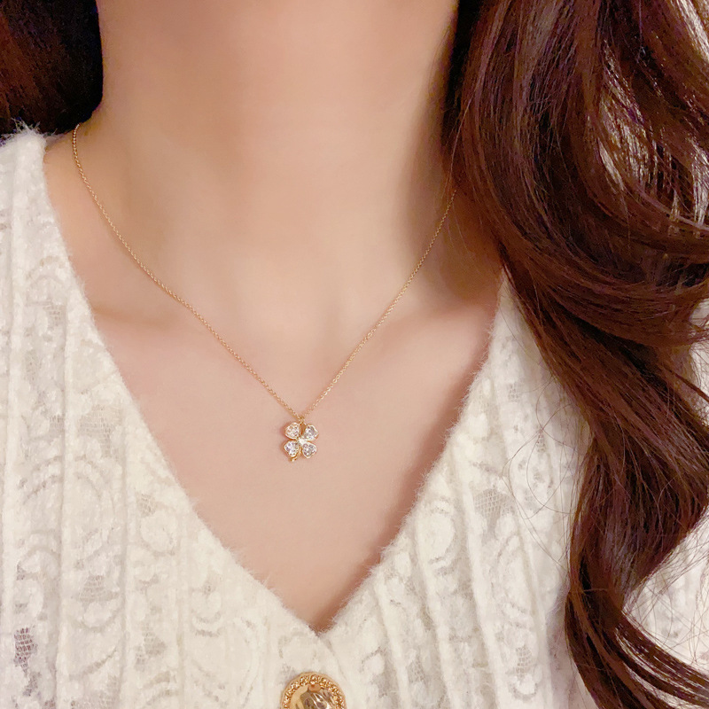 Four Leaf Clover Necklace - Image 6