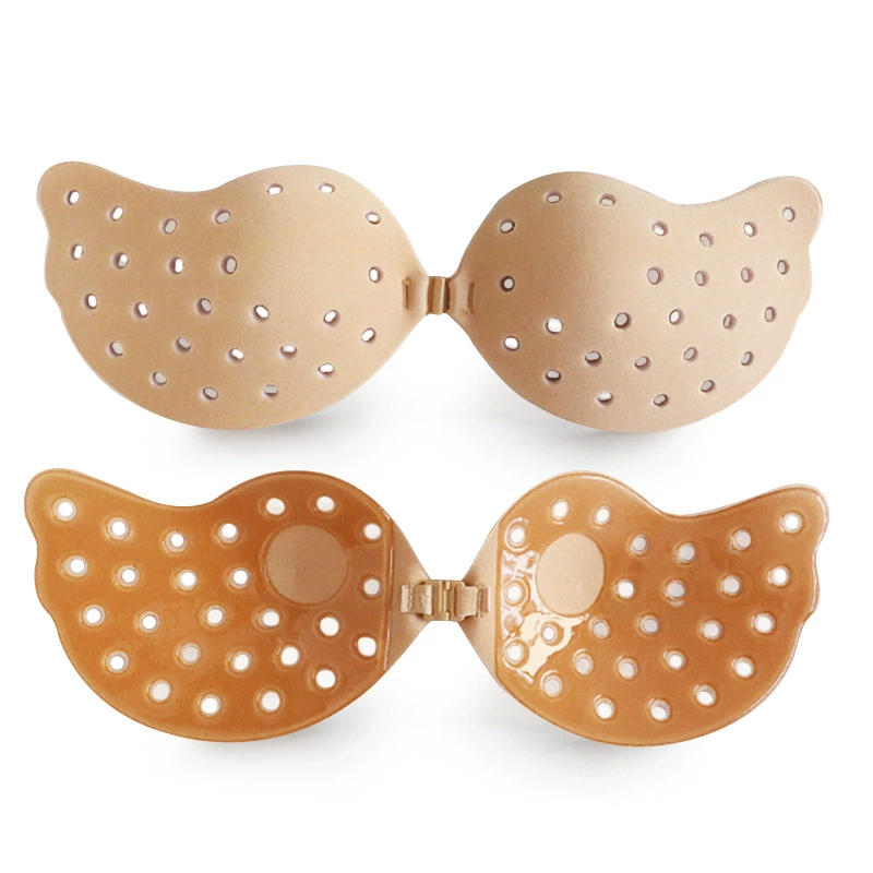 Thin silicone invisible nipple stickers, summer protective underware, push up bra