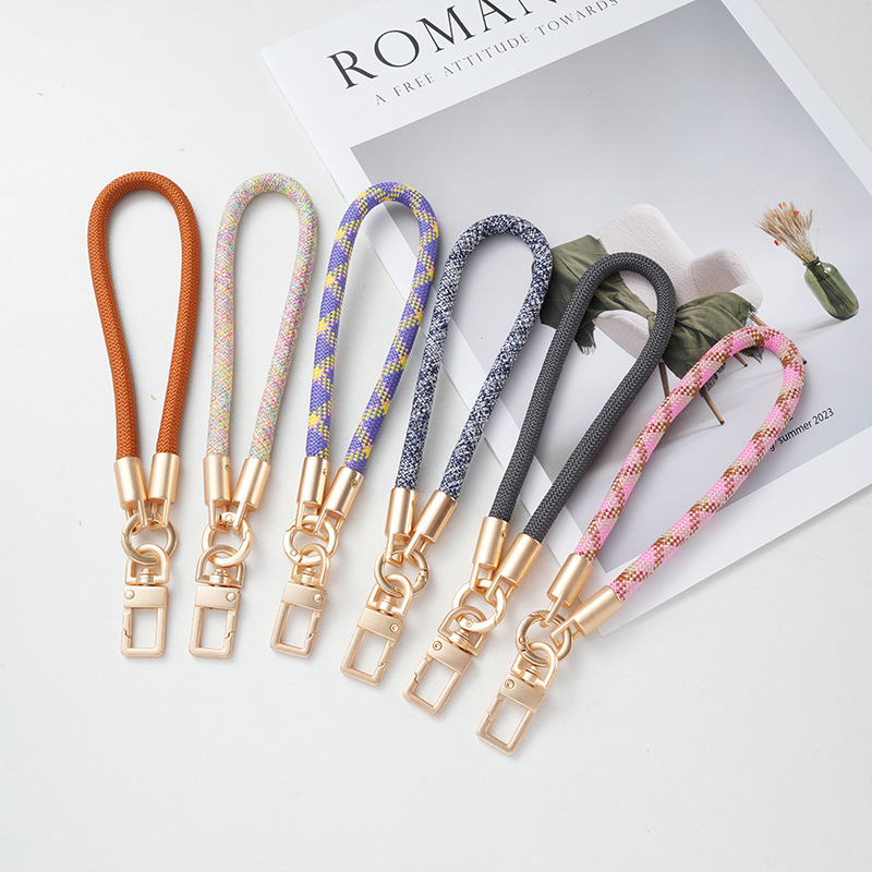 Mobile Phone Lanyard, Wrist Style, Short Women's Cross-Body, Can Be Carried on the Back, Classy Hanging Chain, Carrying Artifact, Anti-Lost Belt, Gasket