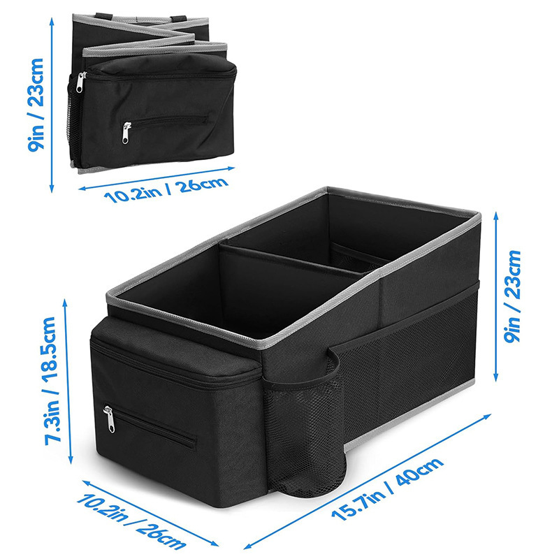 Caja de almacenamiento del maletero, suministros de automóviles, cajas de almacenamiento del automóvil plegables, cajas de almacenamiento del automóvil de camping image 2