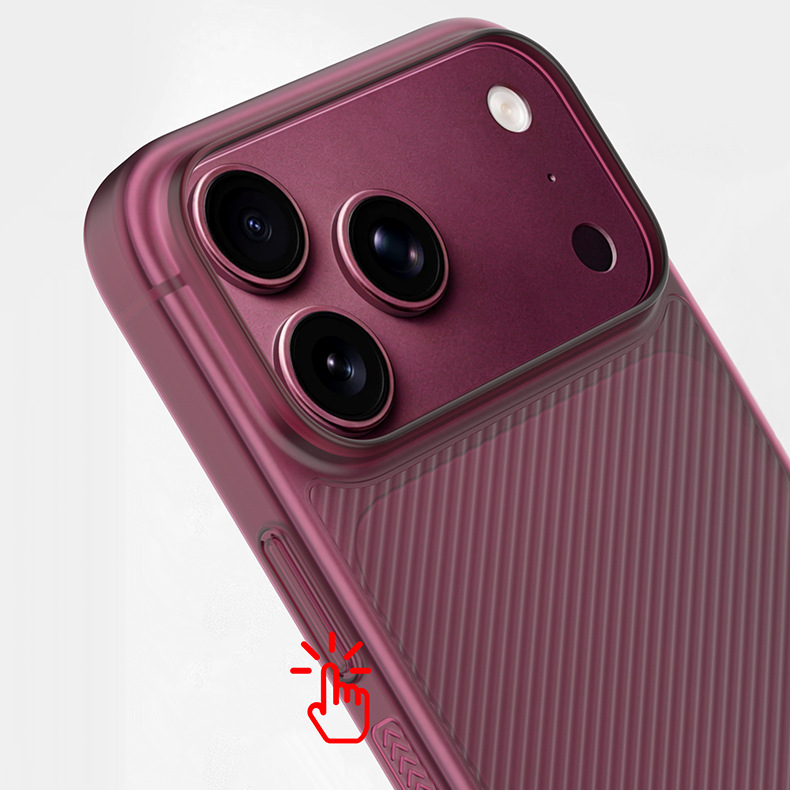 Fábrica de origen para Apple iPhone 18 Promax ondulado Twill Strip PP caso de teléfono no amarillo