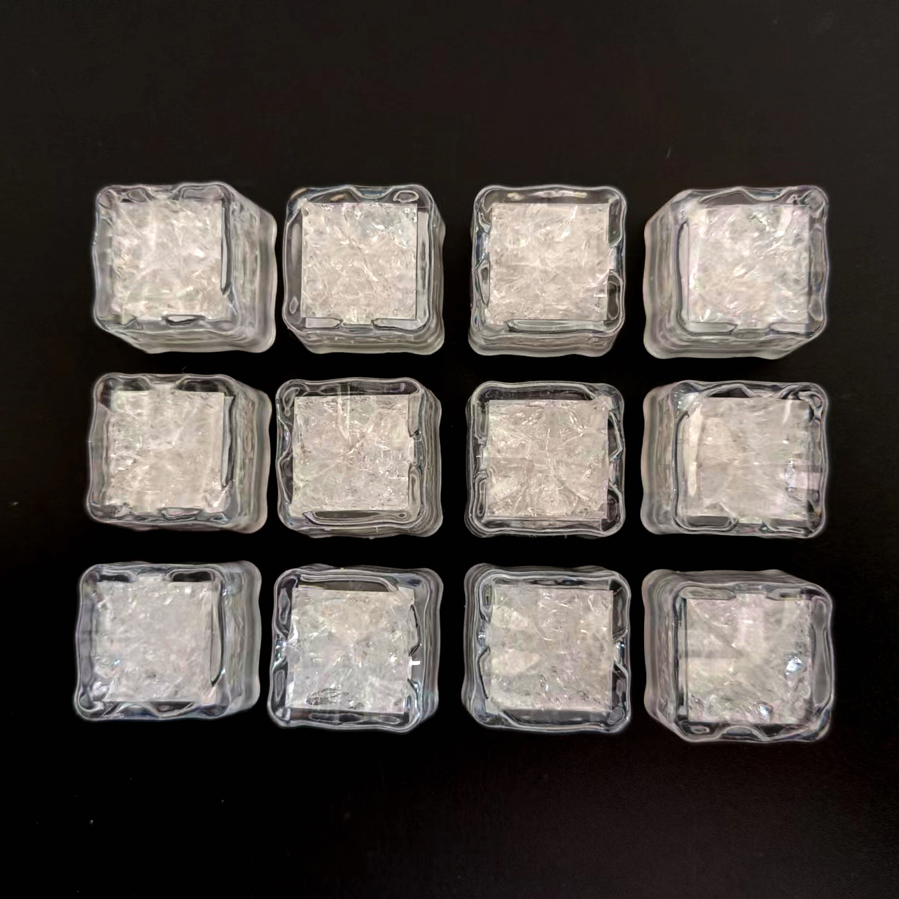 Cubitos de hielo emisores de luz, partículas de hielo emisores de luz, cubos de hielo Flash, cubos de hielo LED, siete colores