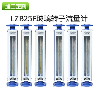 加工定制液体气体流量计 液体耐腐流量仪表LZB-25F玻璃转子流量计