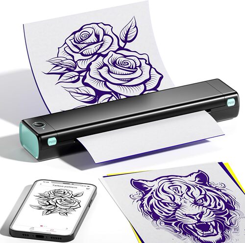 Phomemo cross-border portable mini printer wrong title thermal printer office printing tattoo A4 printer