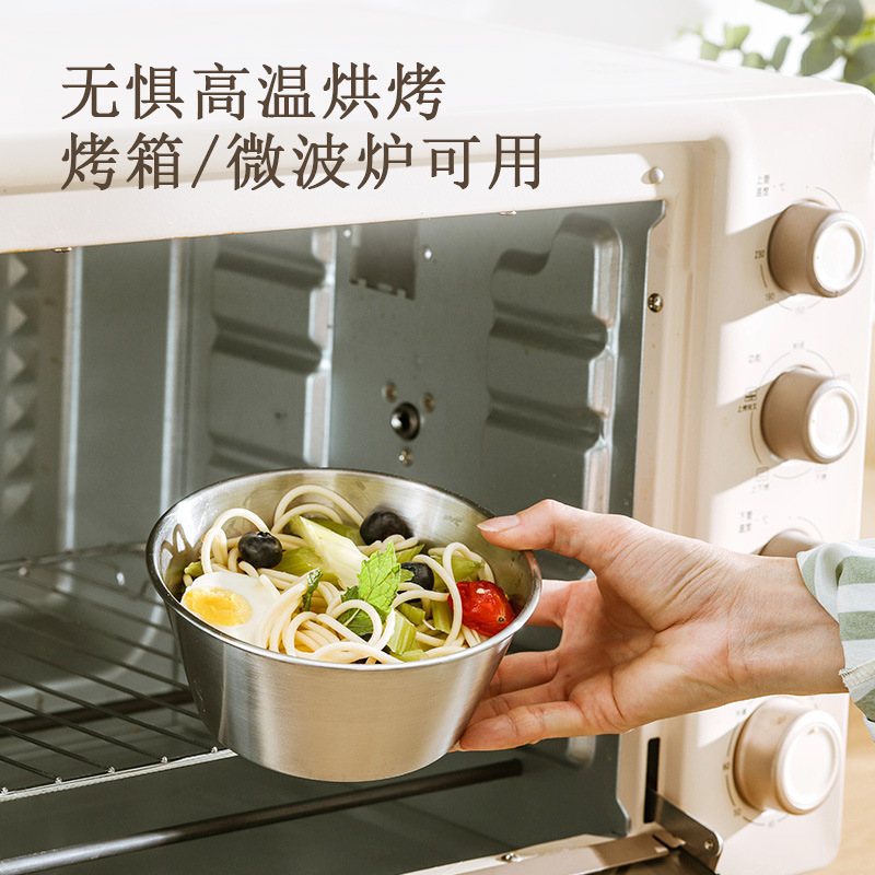 Mini canasta de drenaje de acero inoxidable 304 personalizada para lavar frutas y arroz, lavar verduras, artefactos de cocina, tazón de fideos