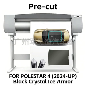 Cross-Border Exclusive Supply of Pre-Cut Tpu Sunroof Ice Armor Heat Insulation Film Ppf Suitable for Polestar 4 (2024-up)