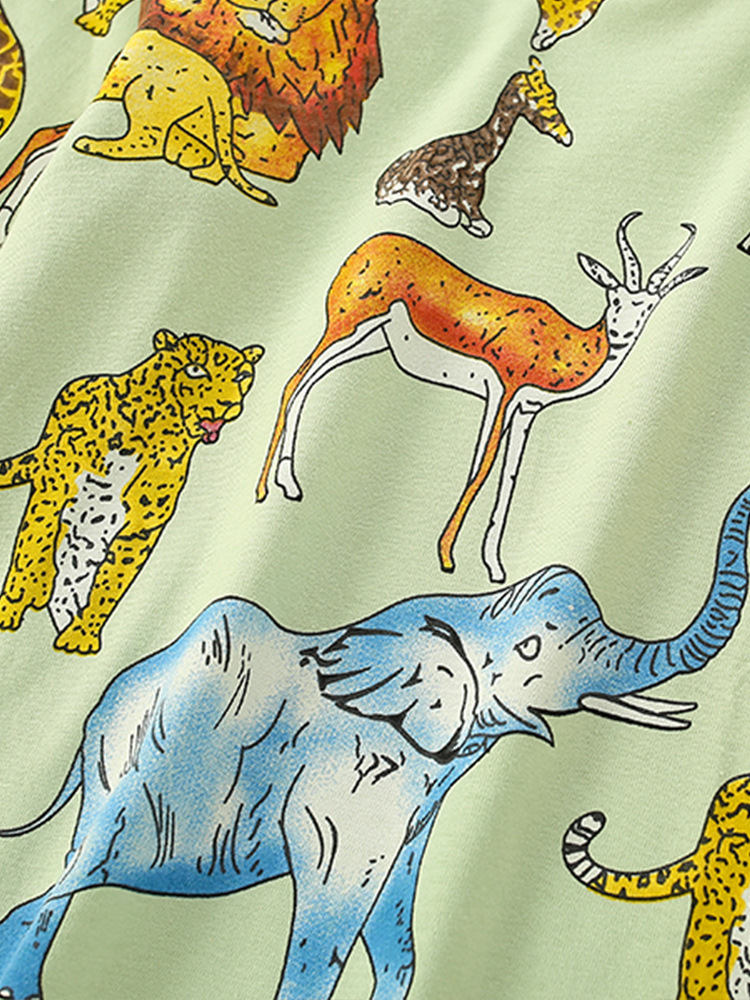 Spot malwee traje para niños otoño nuevo estilo pantalones de manga larga traje de dos piezas de impresión casual para niños pequeños y medianos europeos y americanos