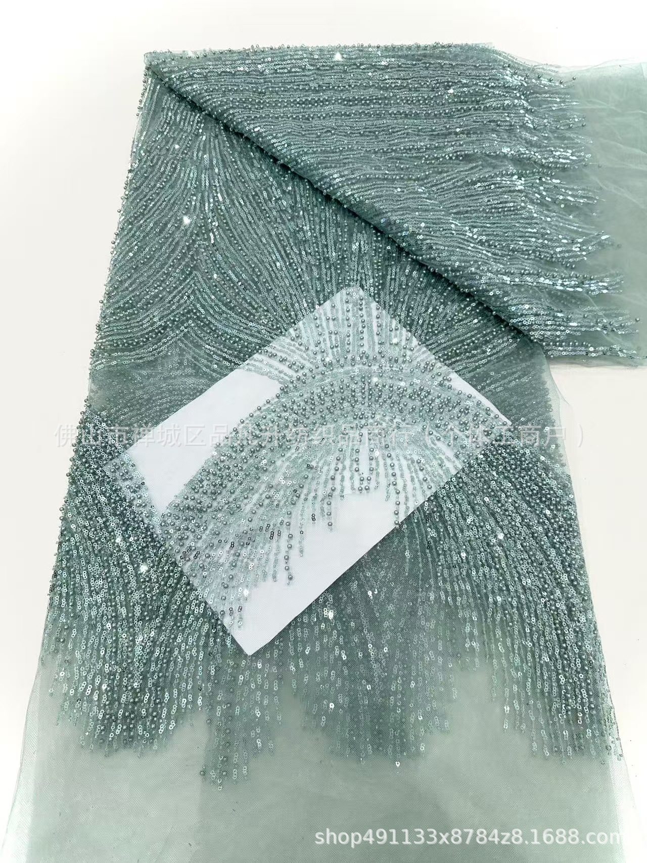 Tejido bordado de flores, tejido de sequinilla, tejido de boda, tejido bordado de sequinilla, fábrica de tejido bordado en stock al por mayor
