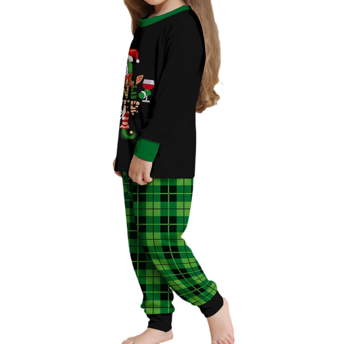 Christmas Dinosaur Letters Christmas Family suit printed homewear pajama set_voghion.com