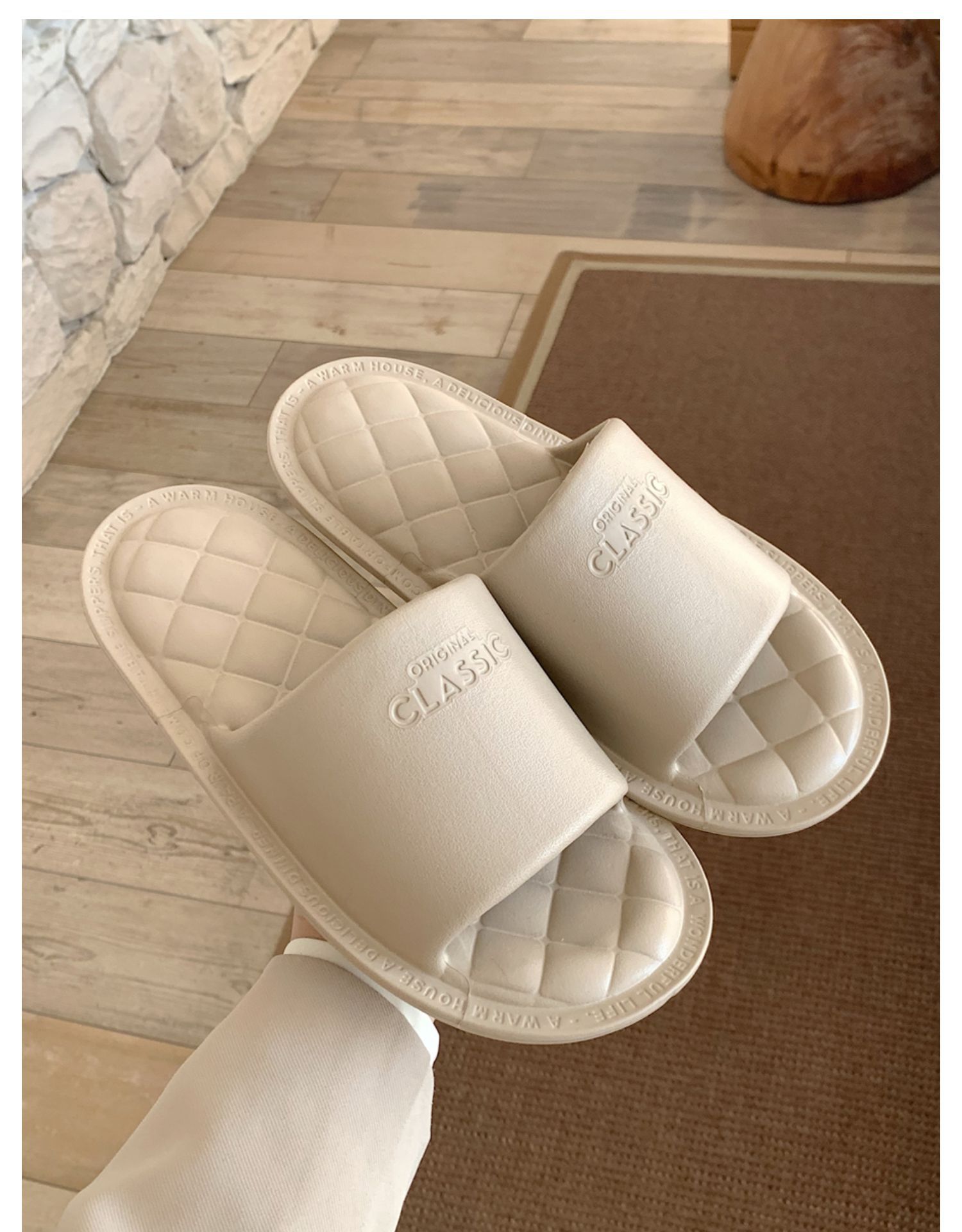 Women's Basic Solid Color Open Toe Slides Slippers display picture 8