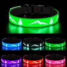 K 36861 LED Dog Collar with Reflective Material ���⹷��Ȧ