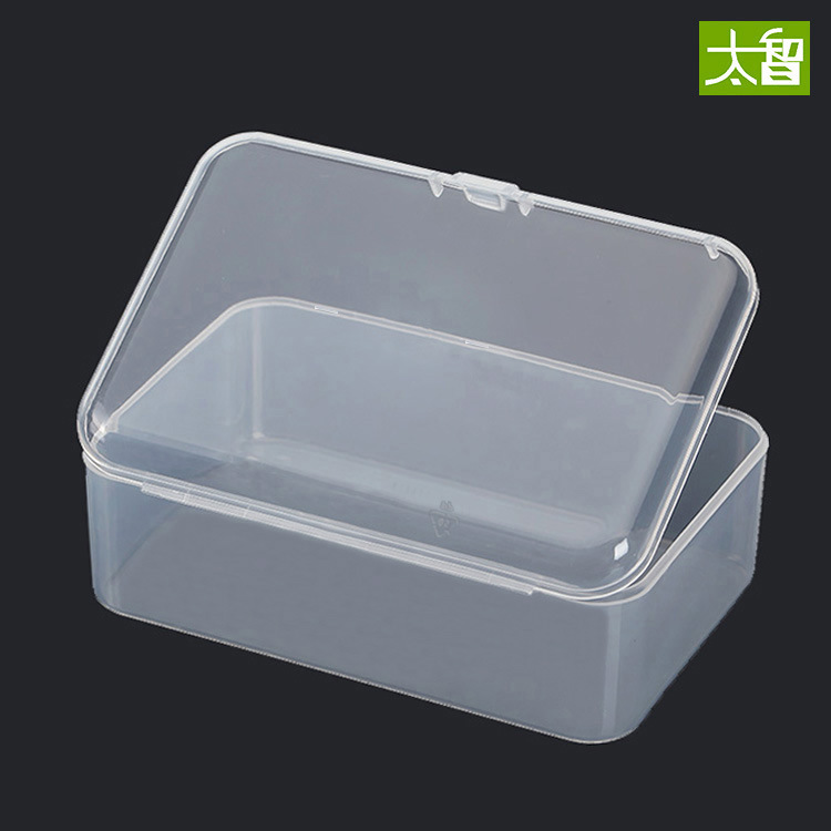 Rectangular PP caja de plástico caja pequeña caja de plástico transparente caja de almacenamiento de piezas caja de elemento con tapa R674
