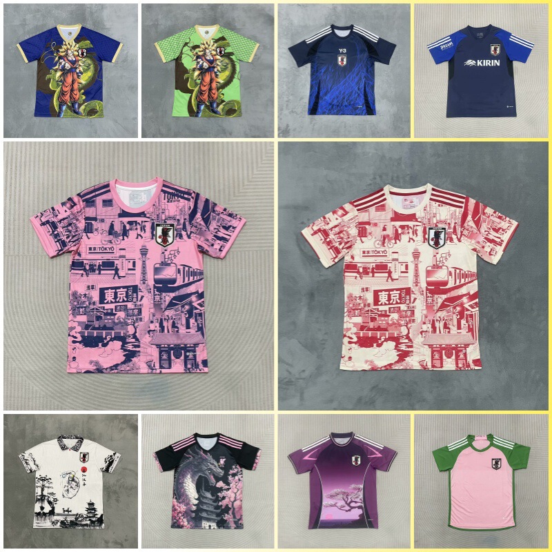 2425 Football Season National Team New Japanese Cherry Blossom Version Special Training Uniform Personalized Short-Sleeved Trend 2425 Football Season National Team New Japanese Cherry Blossom Version Special Training Uniform Personalized Short-Sleeved Trend