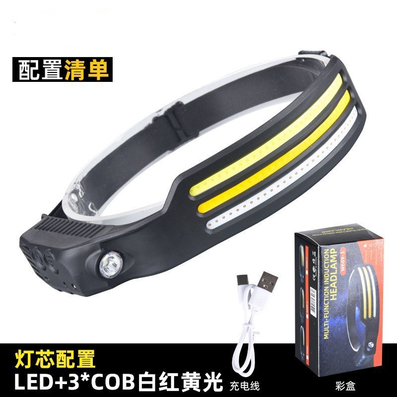 Inducción S689-3 luz blanca, roja y amarilla