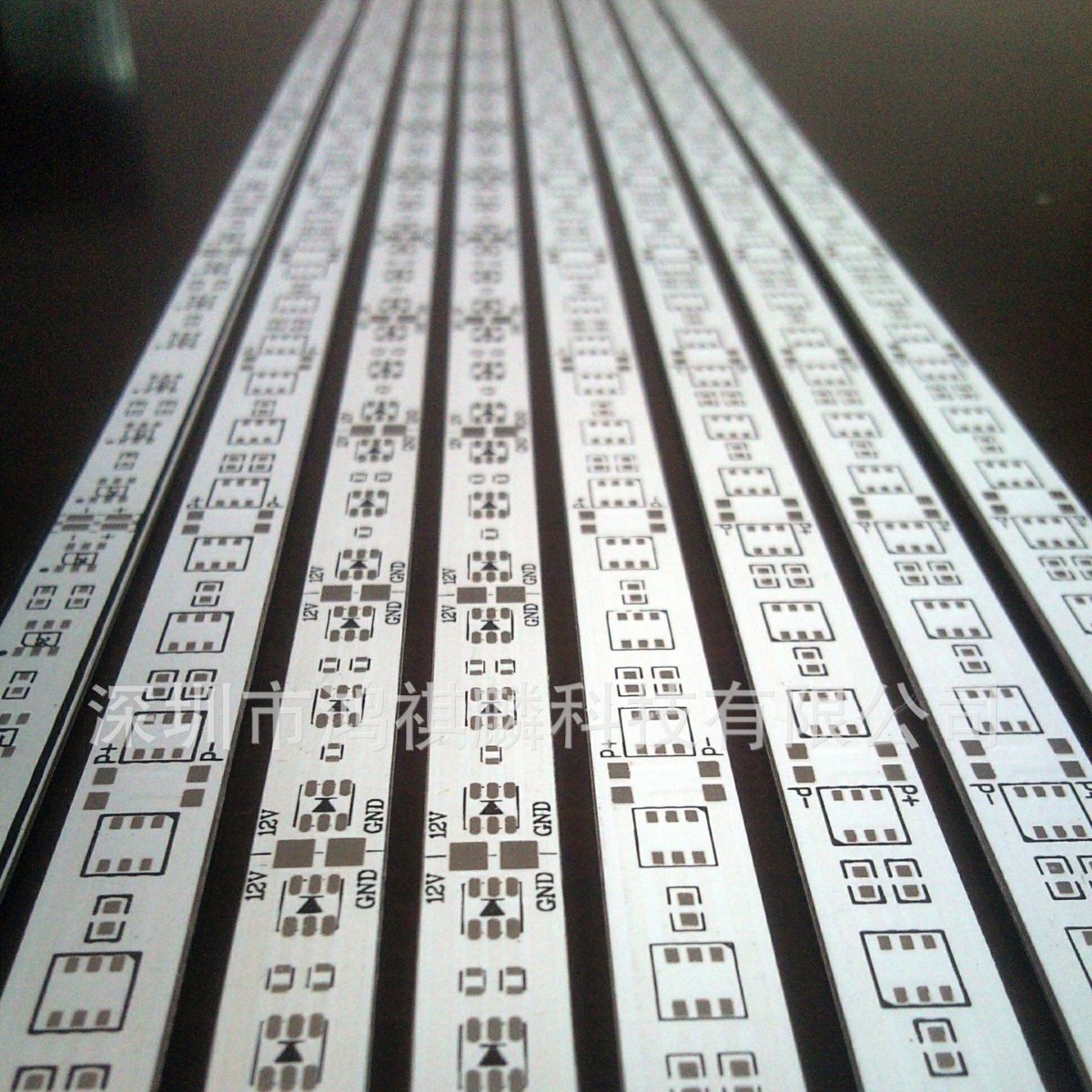 5050日光灯铝基板5050无铅喷锡72灯