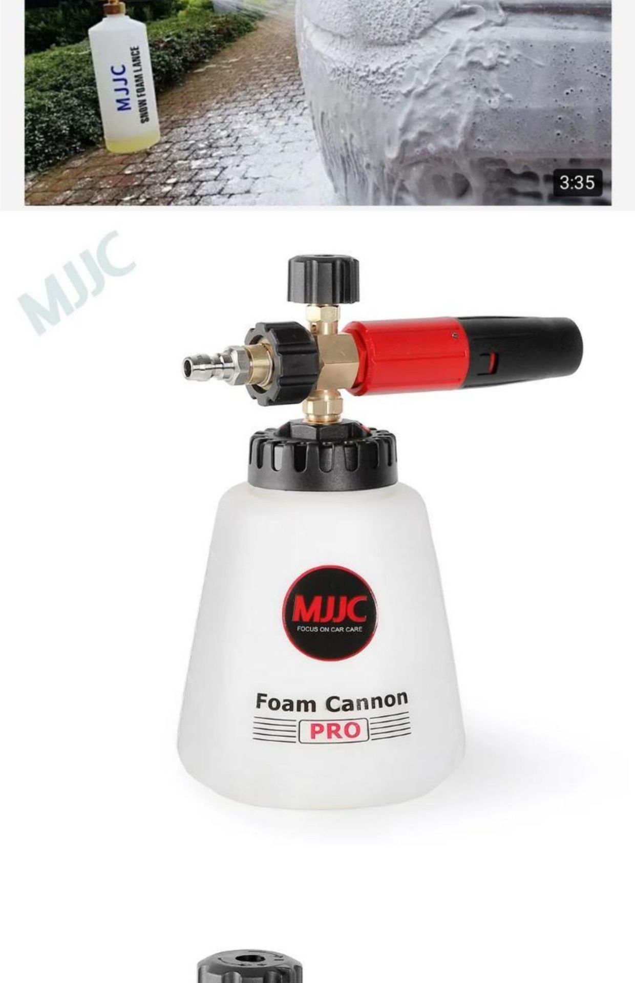 Mjjcpro Foam Pot Car Wash Pot Foaming Pot Spray Pot Mjjcpa Pot Water Gun Spray Gun Car Wash Machine High Pressure