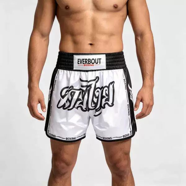 Everbout Muay Thai Training Shorts, Quick-Drying, Breathable, for Sanda, Fitness, Boxing, Wholesale, Kidsren's and Adult Models