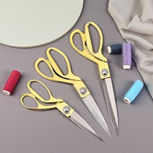 阳江刀剪具裁缝剪锌合金柄不锈钢剪刀布料服装喜庆开业剪彩家用剪
