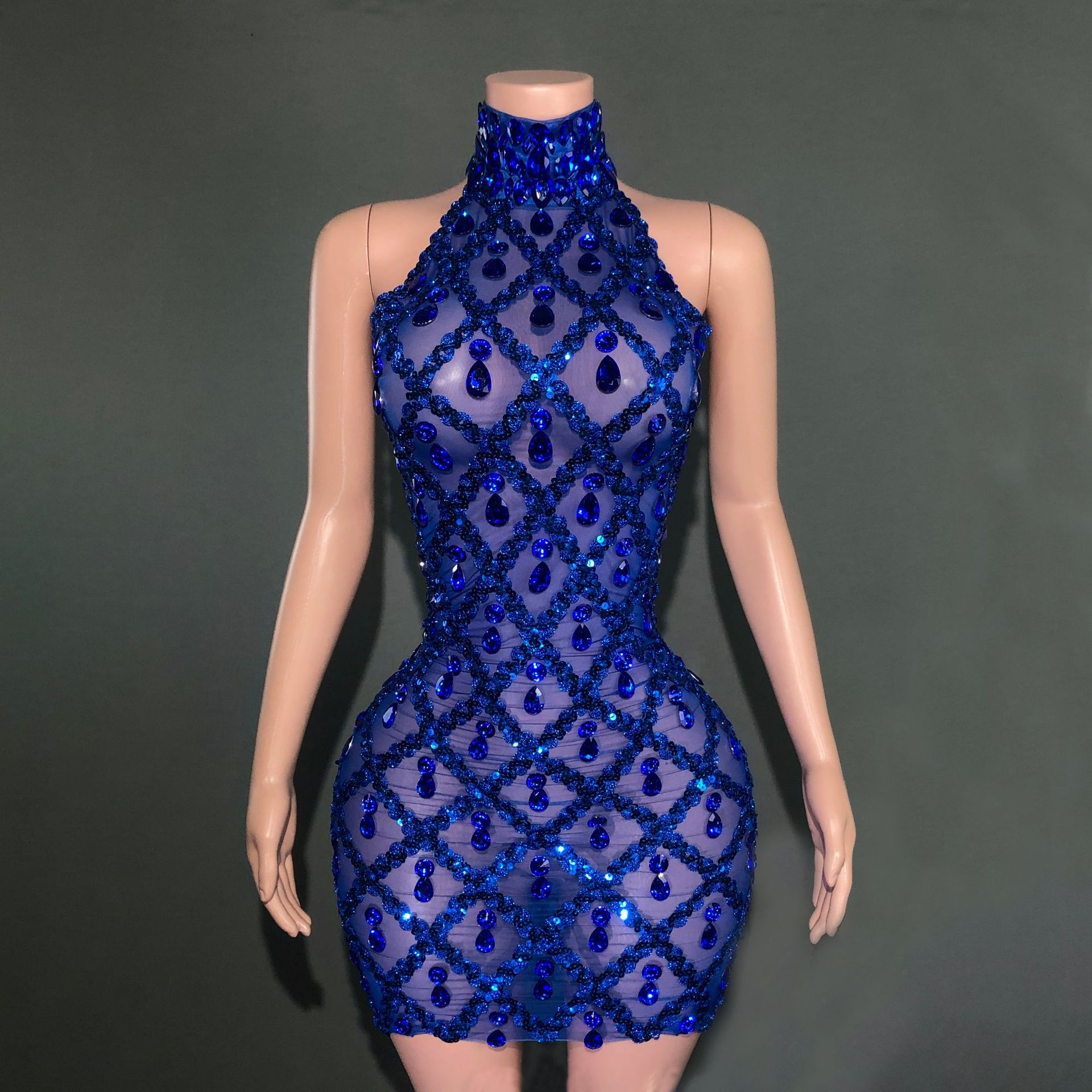 Summer Popular Elegant bling Golden Diamond Open Shoulder Evening Dress Sequin Prom Dress Party