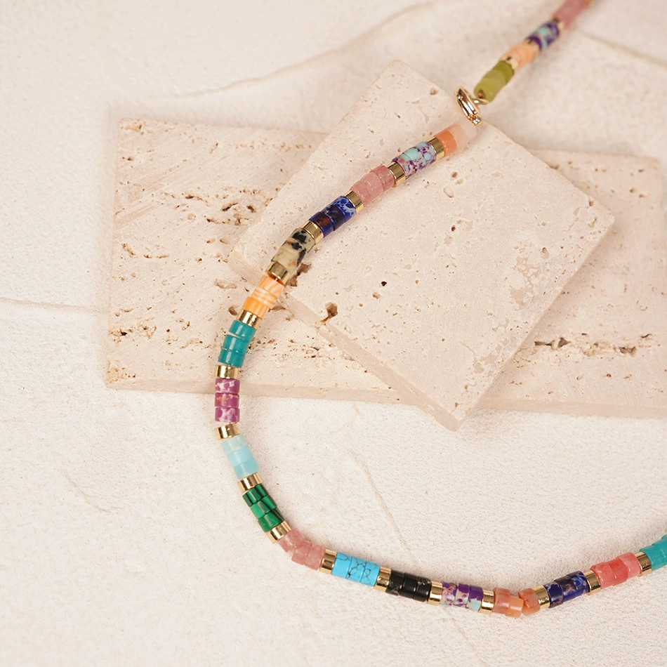 (Cross-border trading), accessory, universal brand rainbow necklace, DIY, European style, simple and elegant design