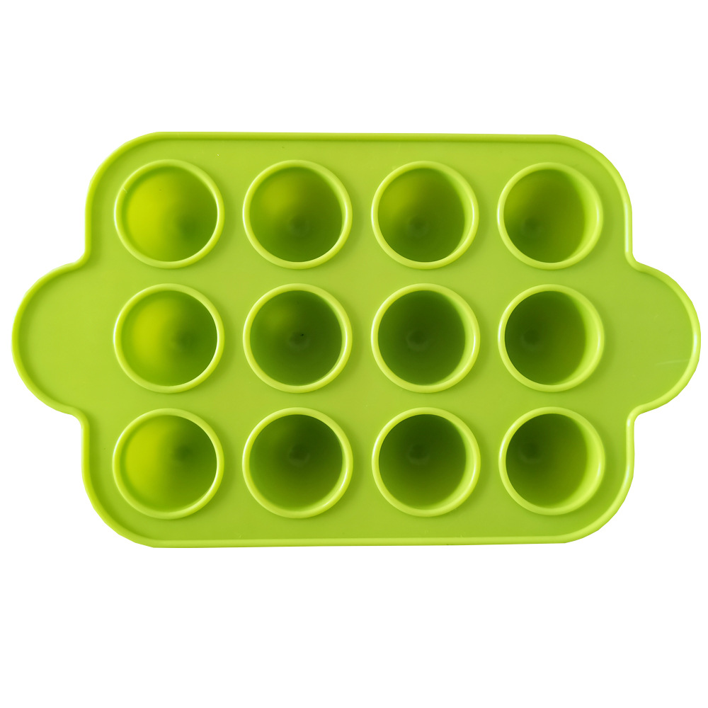 硅胶12连圆蛋模具 (5)